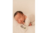 Tag Decorativa para Fotografia Newborn – Por Esse Filho Eu Orava
