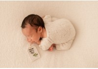 Macacão Tricot Branco - Newborn