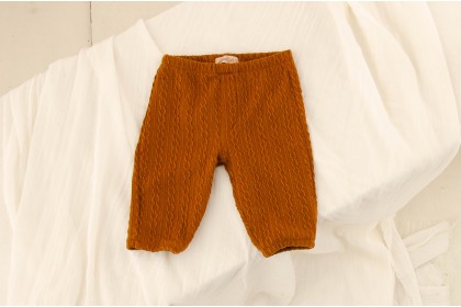 Calça Marrom - 1 a 3 meses