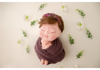 Wrap Importado Rayon Ameixa Dusty 