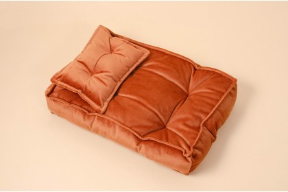 Futon Grande + Travesseiro Ferrugem