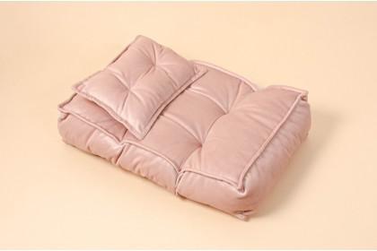 Futon Grande + Travesseiro Rosé