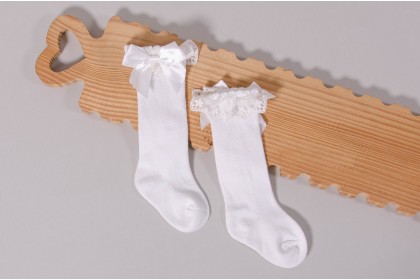 Meia  3/4 Elena - Branca