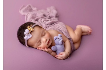 Manta Lisa - Violeta