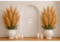 FA25FD02| Fundo fotográfico em tecido | Fine Art: Arco clean e pampas