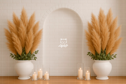 FA25FD02| Fundo fotográfico em tecido | Fine Art: Arco clean e pampas