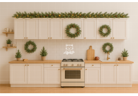 NT25FD16 | Fundo fotográfico em tecido | Natal: Cozinha Clean