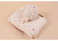 Conjunto Tricot Estelar Creme