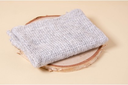 Wrap Tricot Cinza Claro