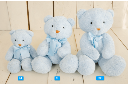 Urso de Pelúcia Azul - Tamanho G