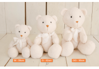Urso de Pelúcia Creme - Tamanho G (Pré-venda)
