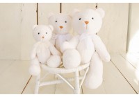 Urso de Pelúcia Off White - Tamanho GG